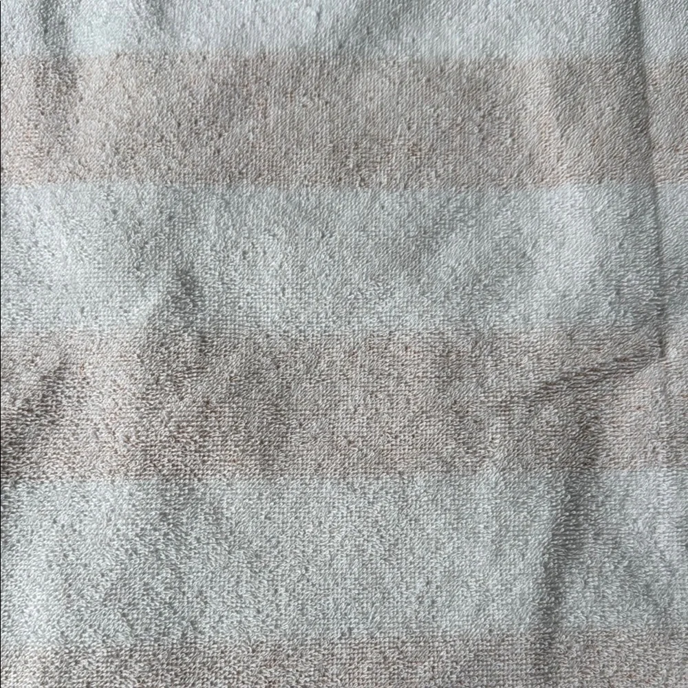 Anastasia Beverly Hills Orange and White Striped beach or Bath Towel